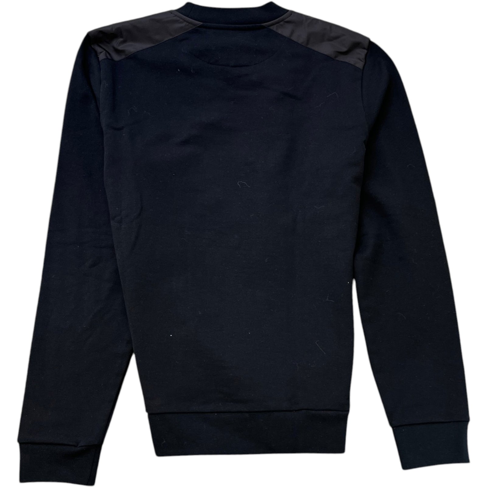 Men's Triangle Logo Nylon Sweatshirt Black Size S - Photo 2