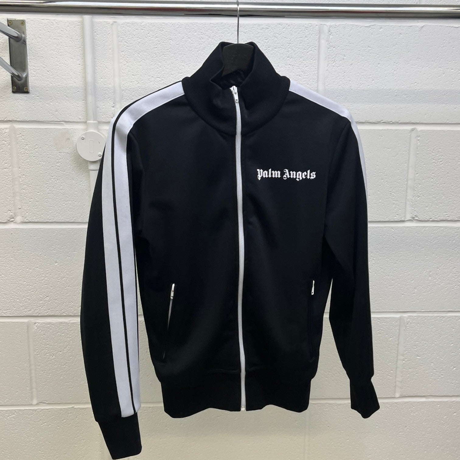 Men's Logo Track Jacket Black Size M - Photo 8