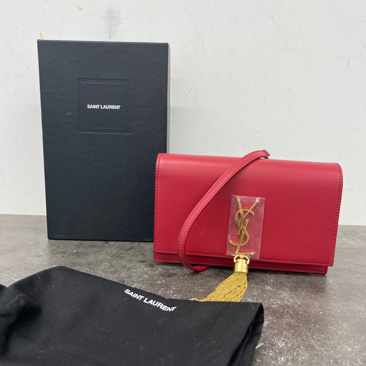 Women's Kate Tassel Small Crossbody Bag Red - Photo 14