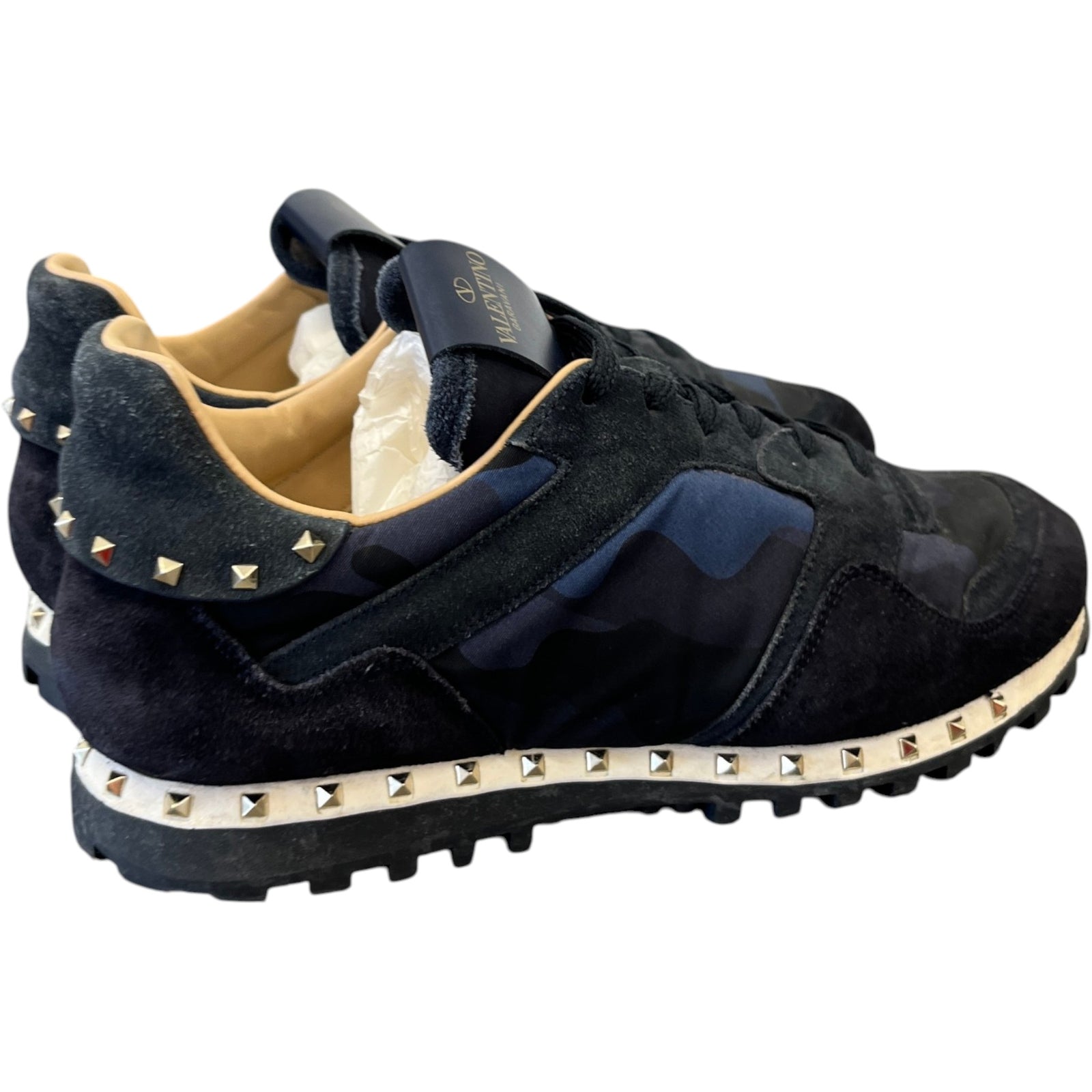 Men's Rock Runner Low Trainers Navy Size EU 42 / UK 8 - Photo 8