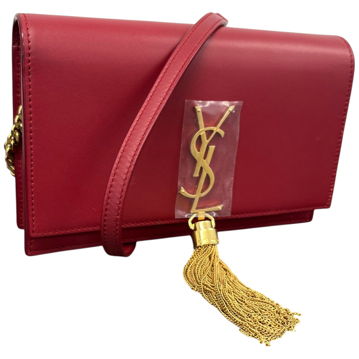 Women's Kate Tassel Small Crossbody Bag Red - Photo 4