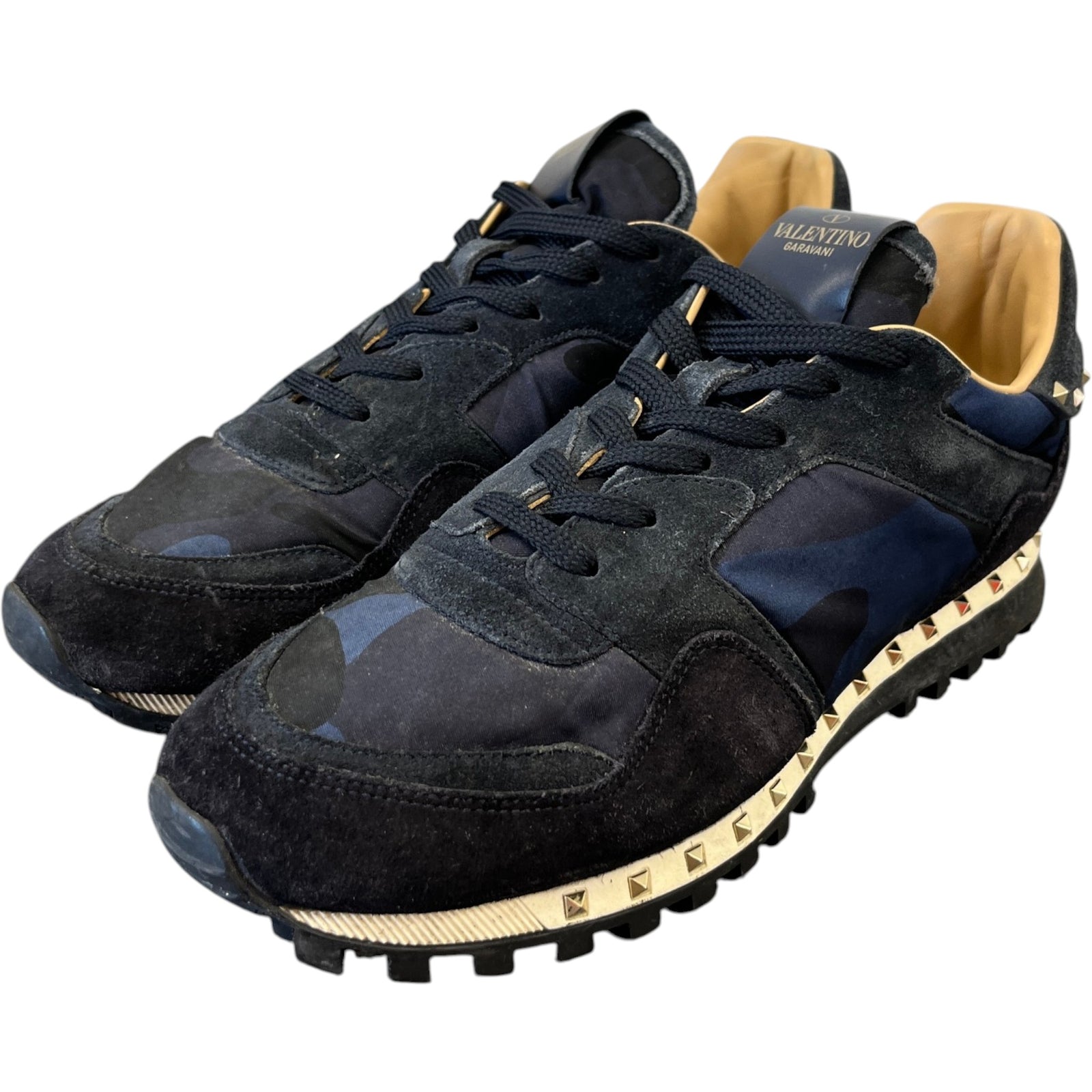 Men's Rock Runner Low Trainers Navy Size EU 42 / UK 8 - Photo 9