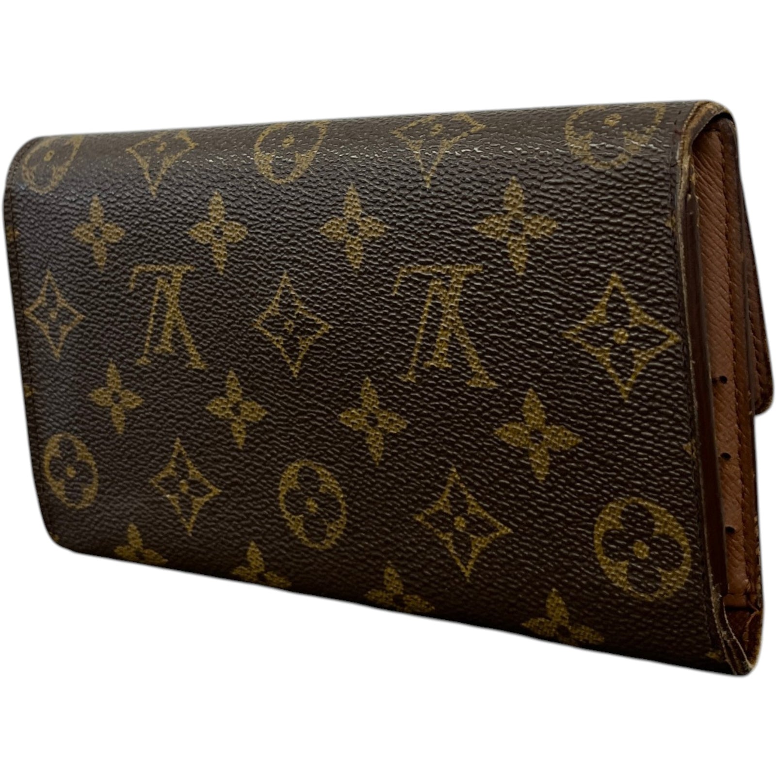 Women's Sarah Monogram Canvas Wallet Brown - Photo 6