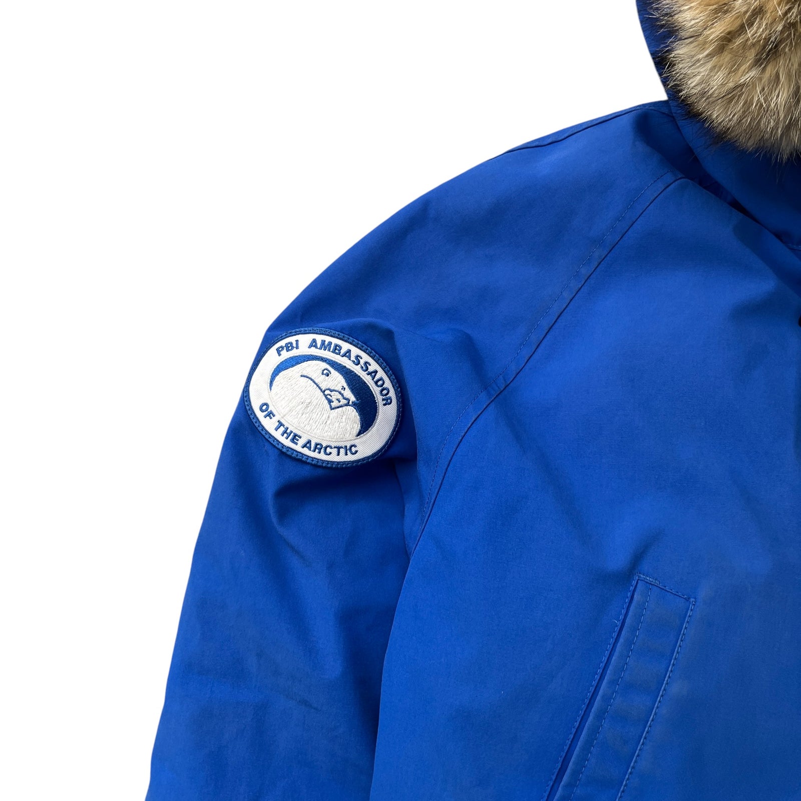 Men's Chilliwack Bomber Down Jacket Blue Size S - Photo 6