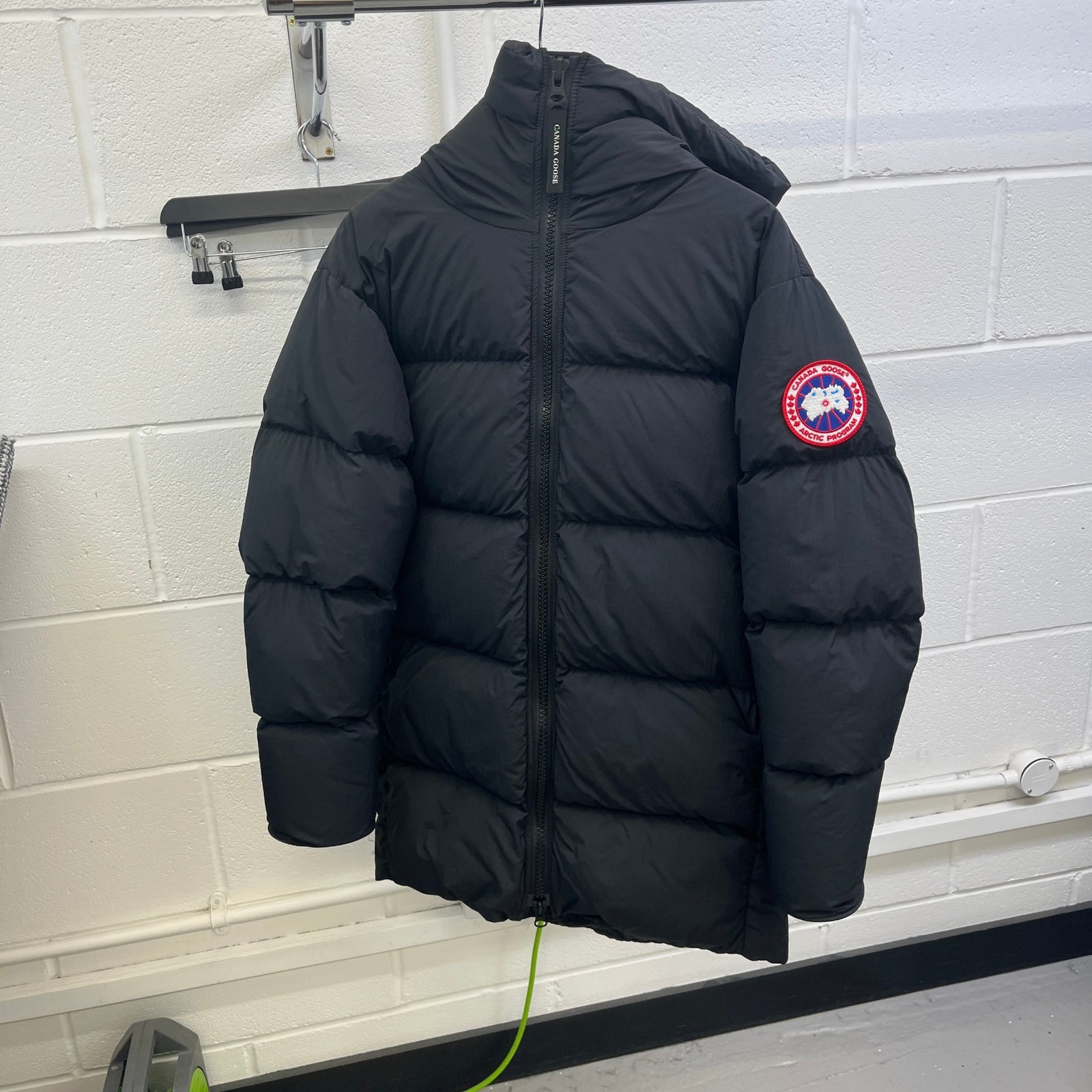 Men's Lawrence Puffer Down Jacket Black Size S - Photo 9