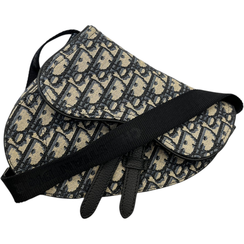 Men's Mini Saddle Messenger Bag Blue