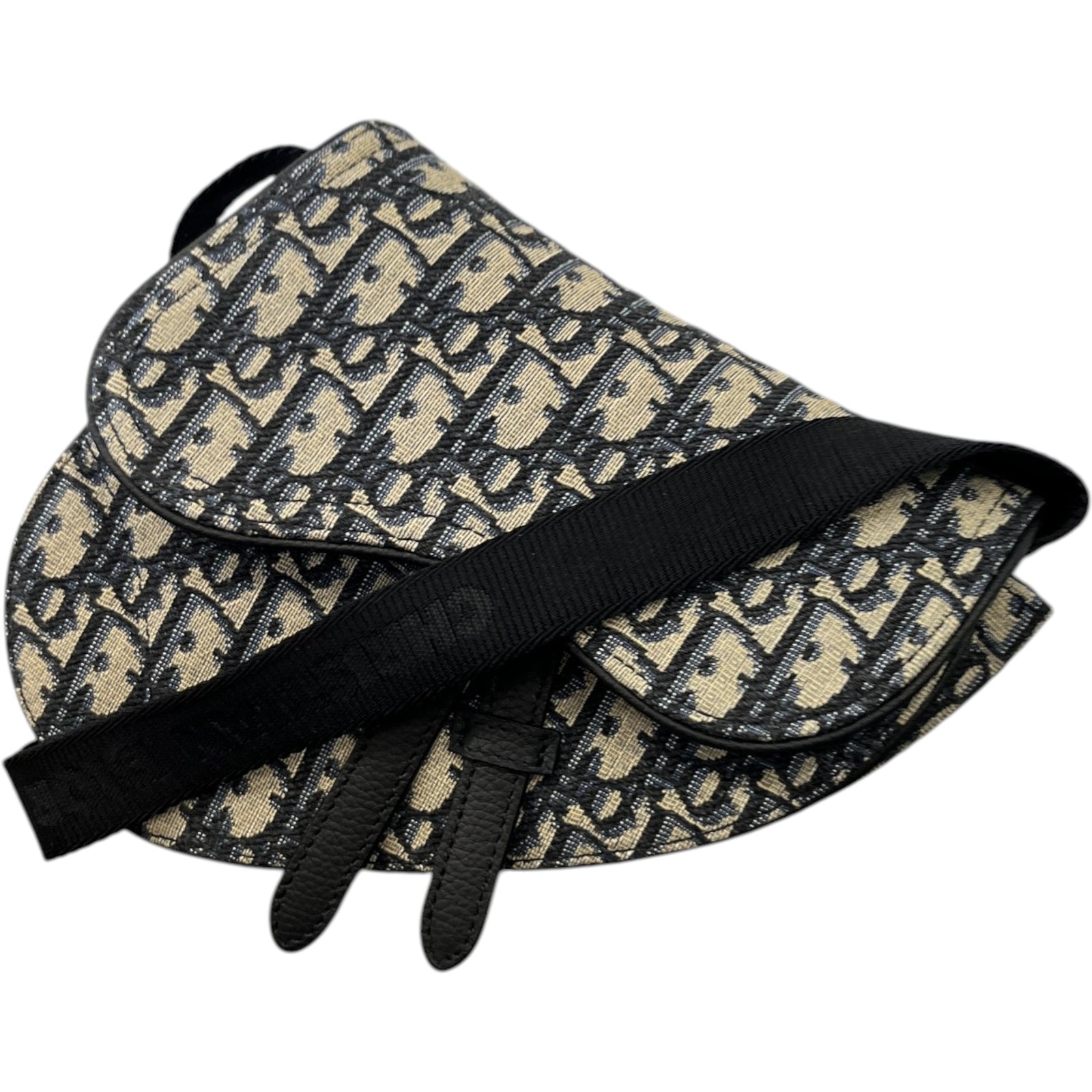 Men's Mini Saddle Messenger Bag Blue - Photo 5