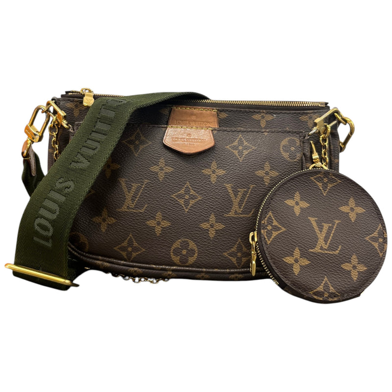 Women's Multi Pochette Accessoires Crossbody Bag Brown