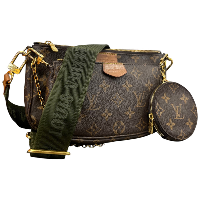 Women's Multi Pochette Accessoires Crossbody Bag Brown