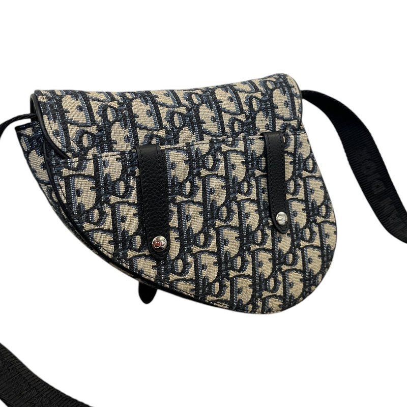 Men's Mini Saddle Messenger Bag Blue