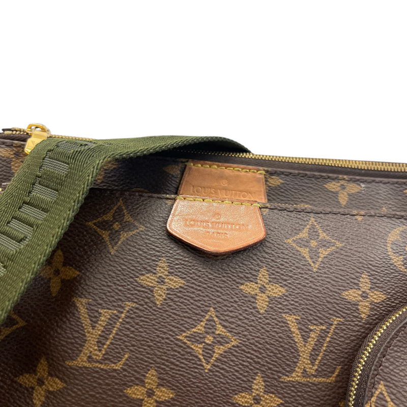 Women's Multi Pochette Accessoires Crossbody Bag Brown