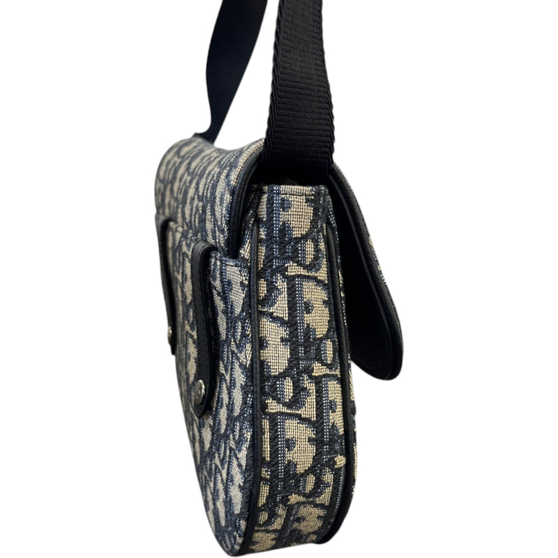 Men's Mini Saddle Messenger Bag Blue
