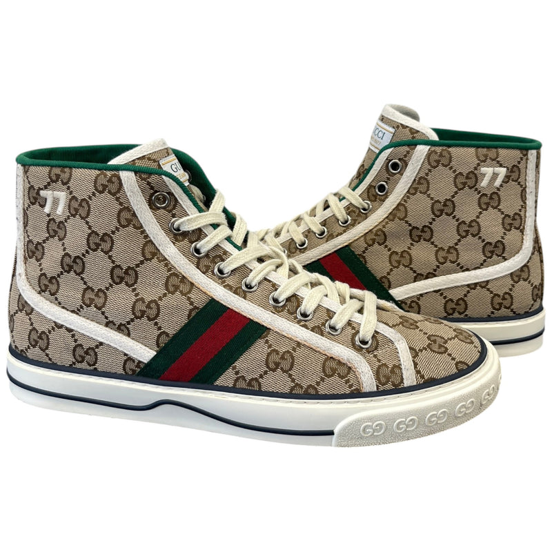 Men's GG Supreme High Trainers Beige Size UK 7 / EU 41