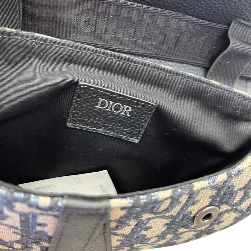 Men's Mini Saddle Messenger Bag Blue