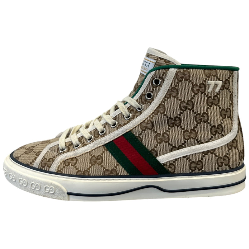 Men's GG Supreme High Trainers Beige Size UK 7 / EU 41