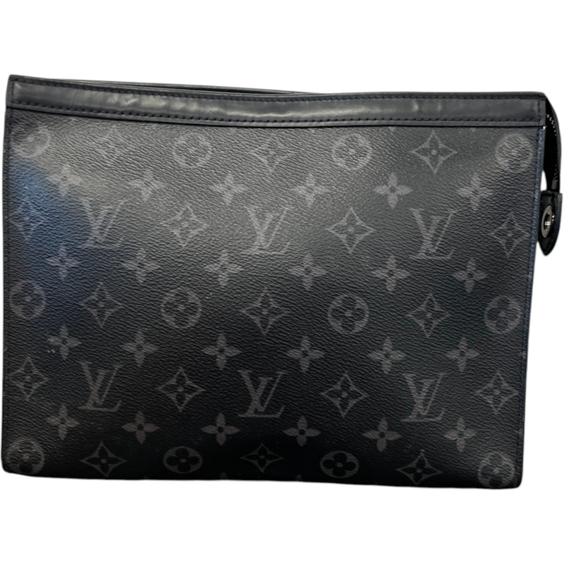 Men's Monogram Eclipse Pochette Voyage Mm Pouch Black