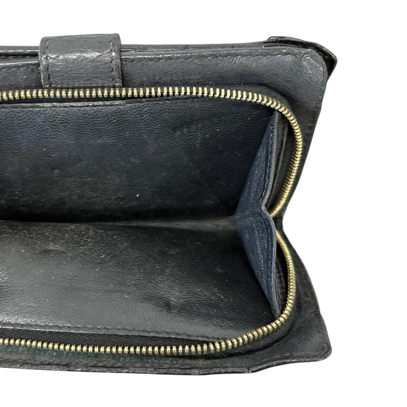 Women's Woven Intrecciato Wallet Black