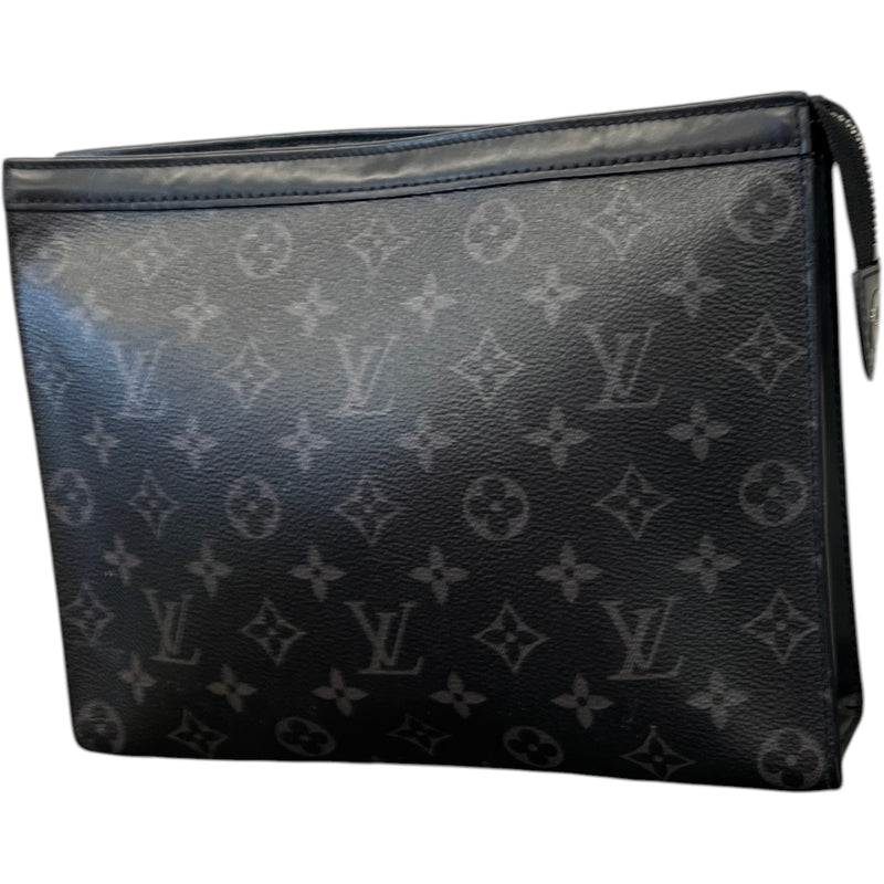 Men's Monogram Eclipse Pochette Voyage Mm Pouch Black