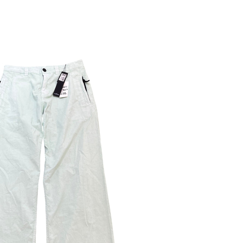 Men's Logo Print Cargos Green Size Waist 30"