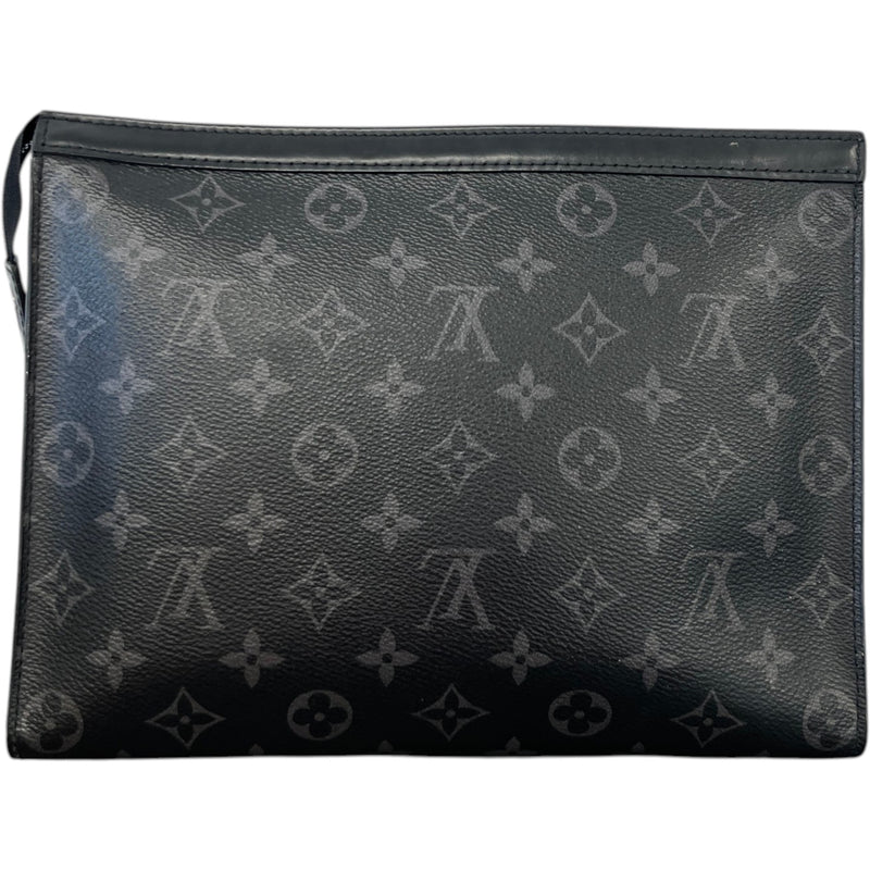 Men's Monogram Eclipse Pochette Voyage Mm Pouch Black