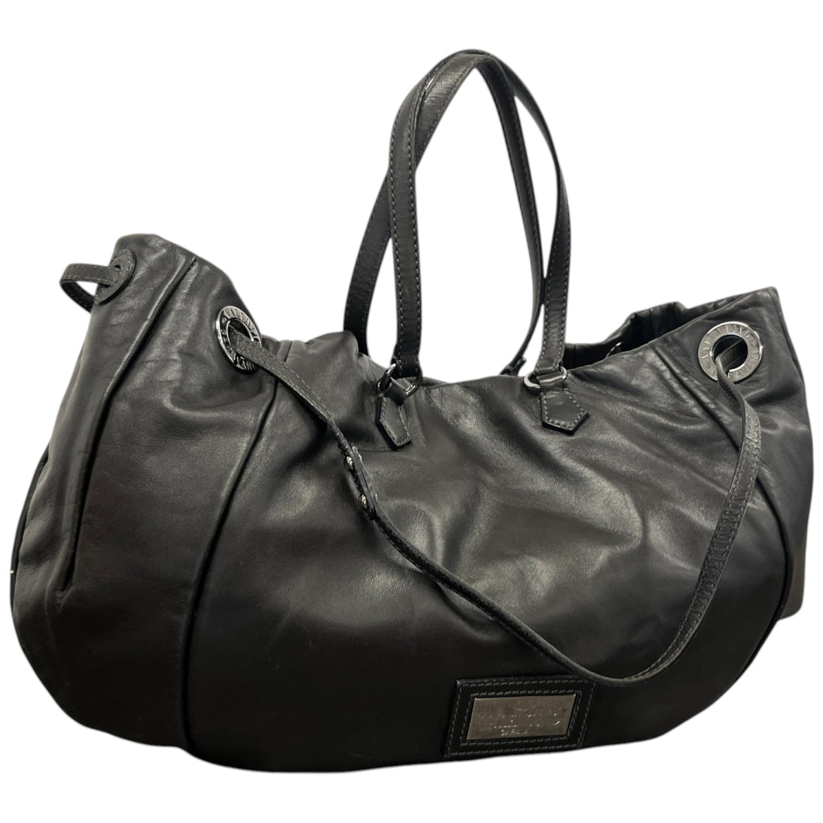 Women's Beaded Glam Tote Handbag Black - Photo 3