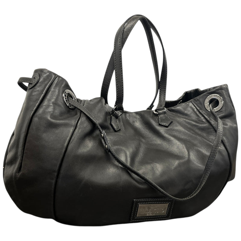 Women's Beaded Glam Tote Handbag Black