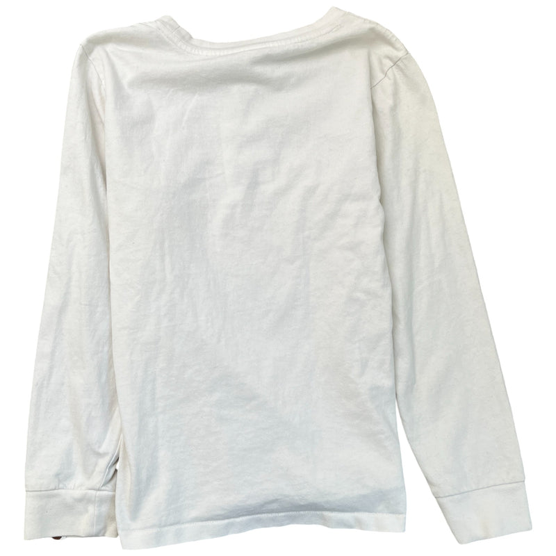Women's Gorilla Logo Long Sleeve T-Shirt White Size XS