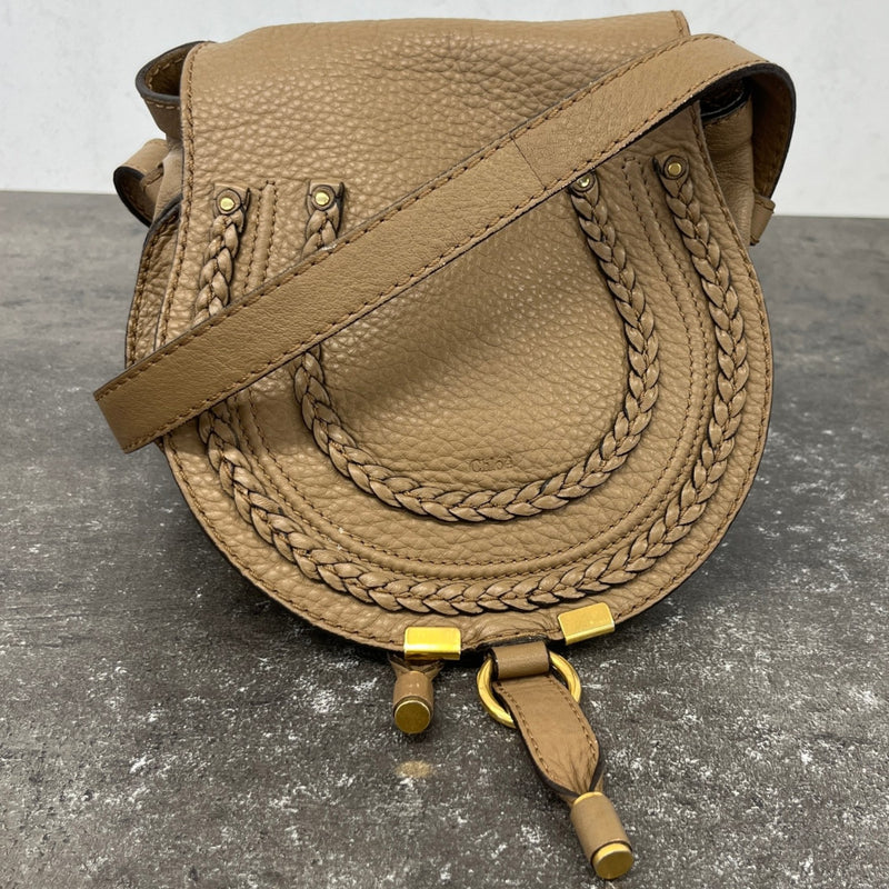 Women's Marcie Small Saddle Bag Beige