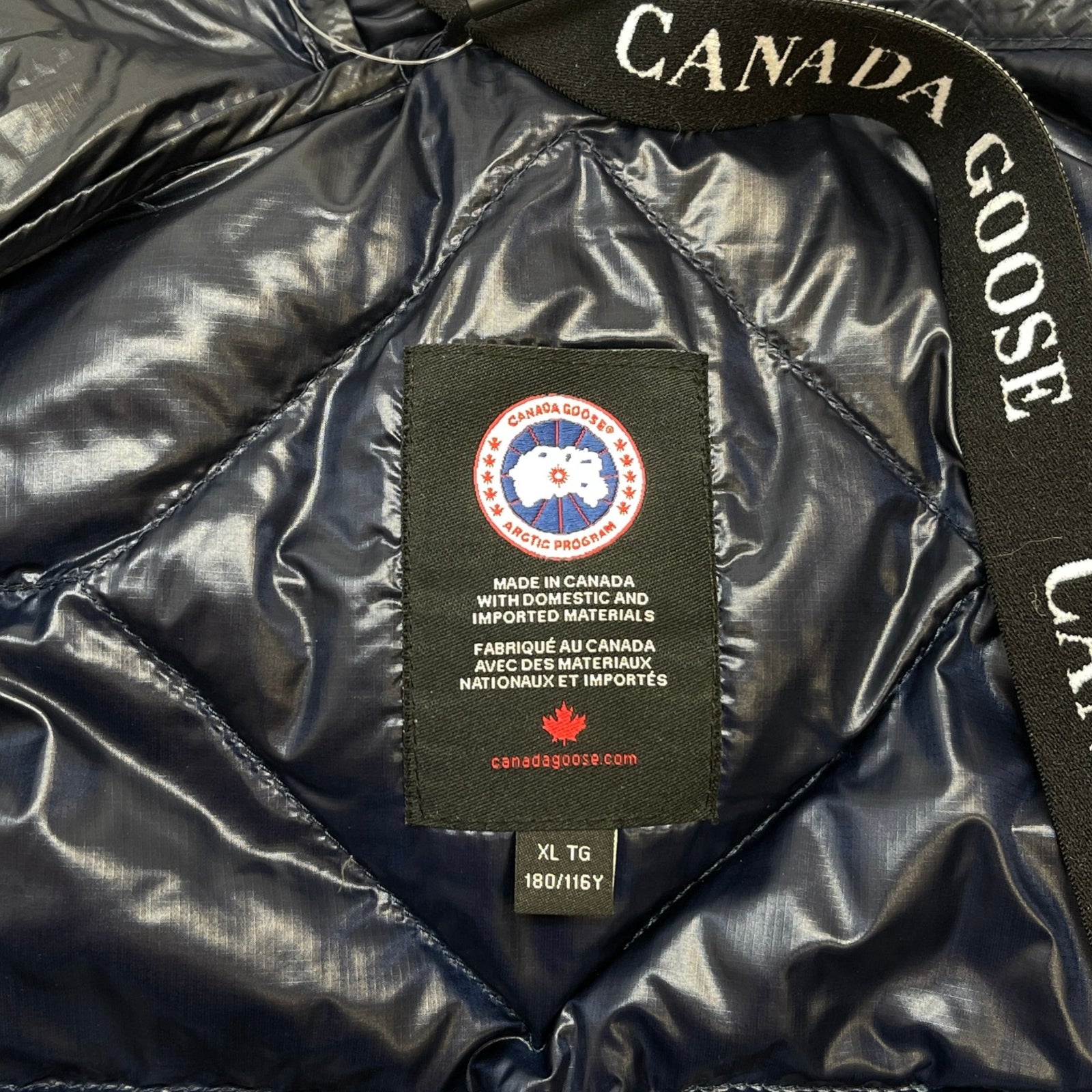 Men's Crofton Down Jacket Navy Size XL - Photo 8