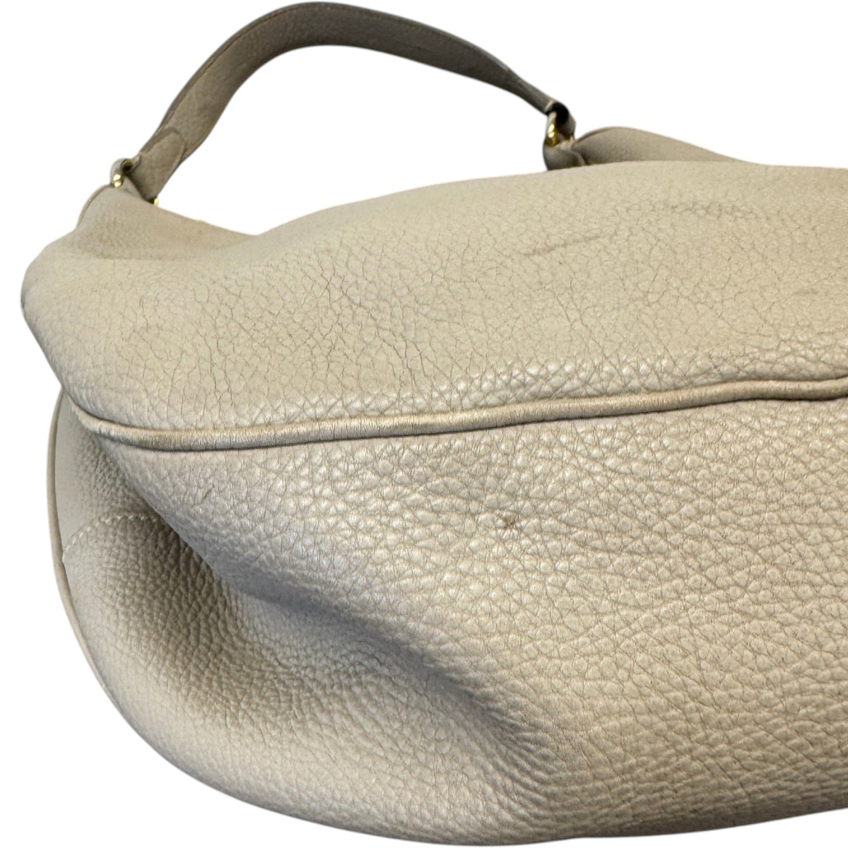 Women's Vitello Daino Hobo Handbag Grey - Photo 13