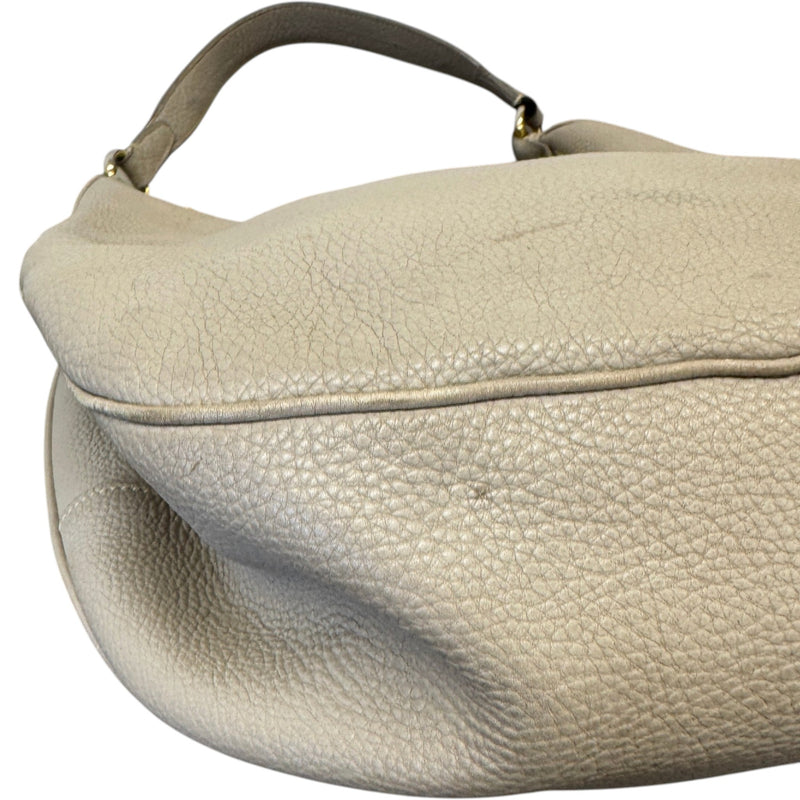 Women's Vitello Daino Hobo Handbag Grey