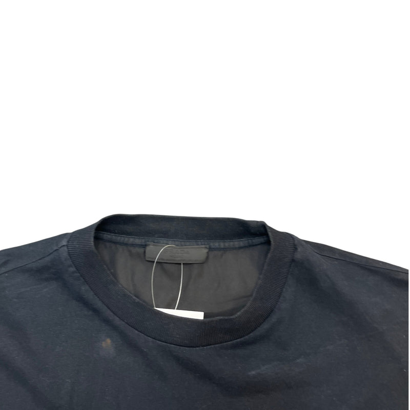Men's Plaque Logo T-Shirt Black Size L