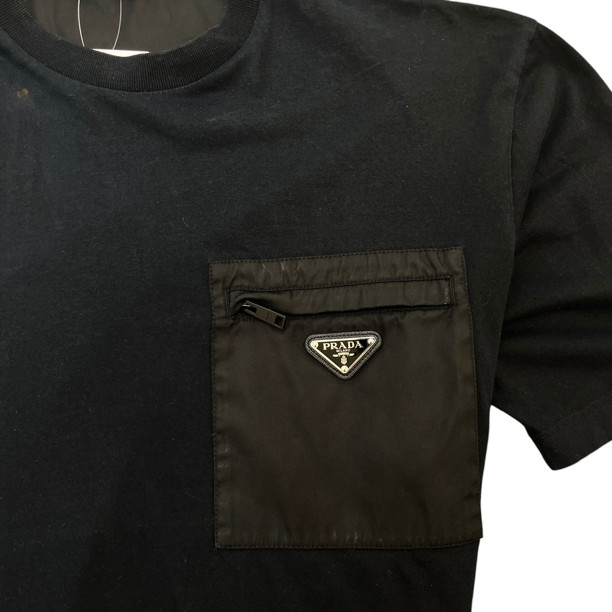 Men's Plaque Logo T-Shirt Black Size L - Photo 6