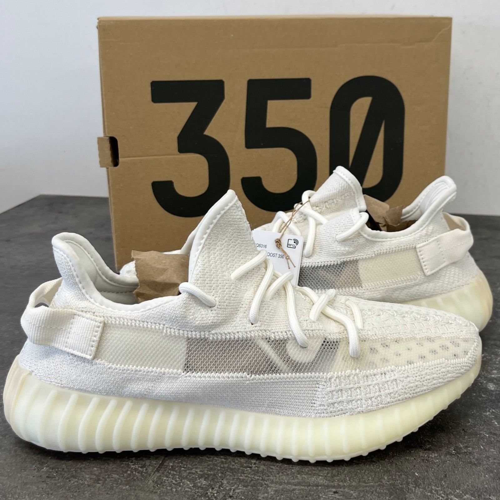 Men's Boost 350 Low Trainers White Size UK 9 / EU 43 - Photo 12
