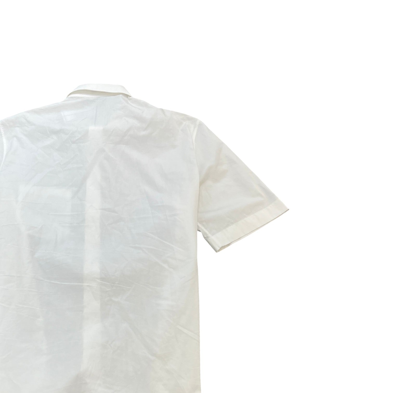 Men's 1947 Logo Short Sleeve Shirt White Size M - Photo 4