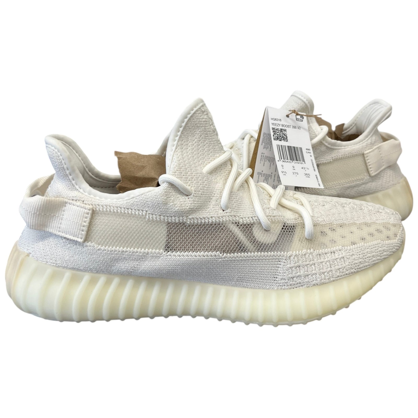 Men's Boost 350 Low Trainers White Size UK 9 / EU 43 - Photo 3