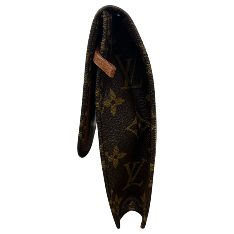 Women's Monogram Pochette Rabat 23 envelope Clutch Brown