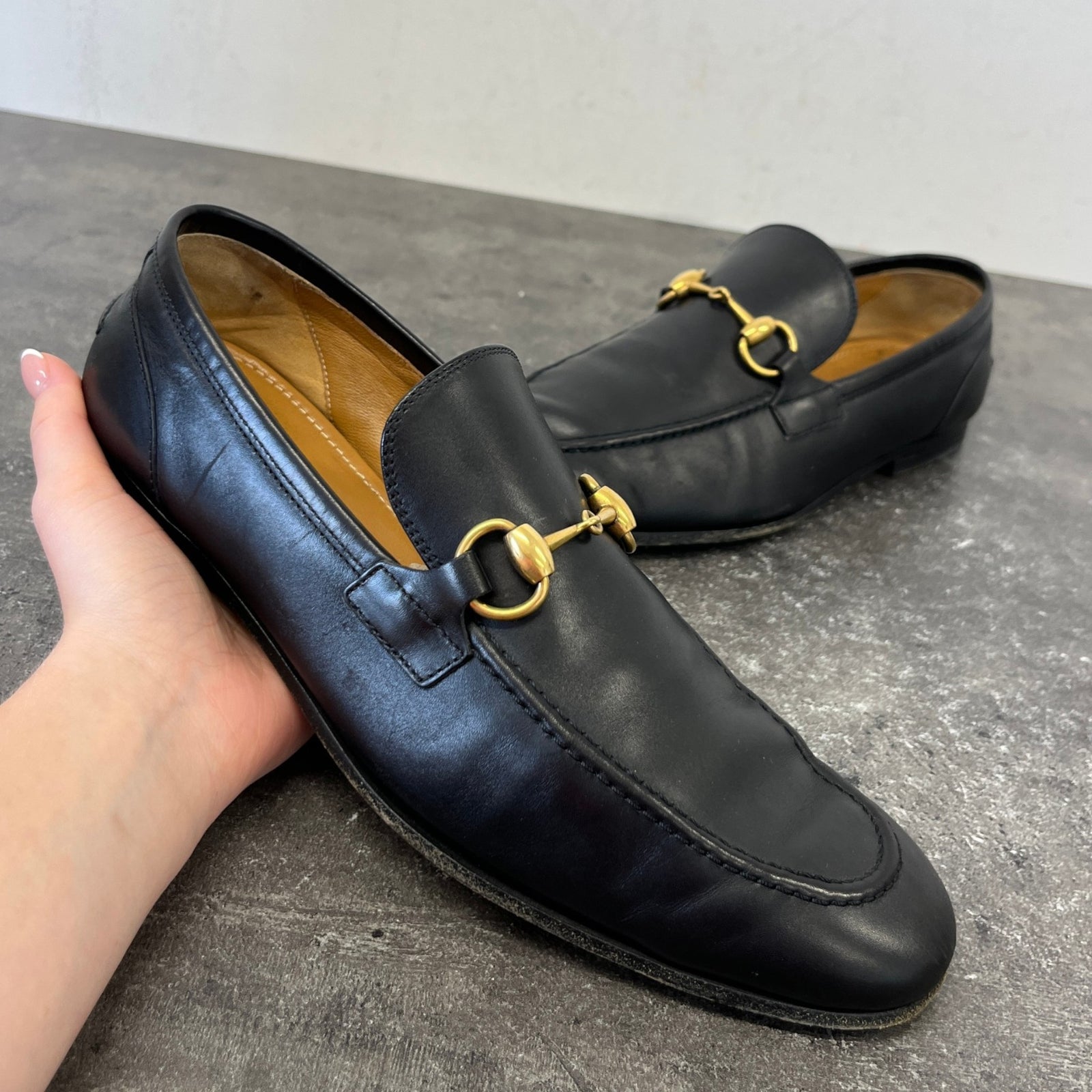 Men's Horsebit Jordaan Loafers Black Size EU 40 / UK 6 - Photo 13