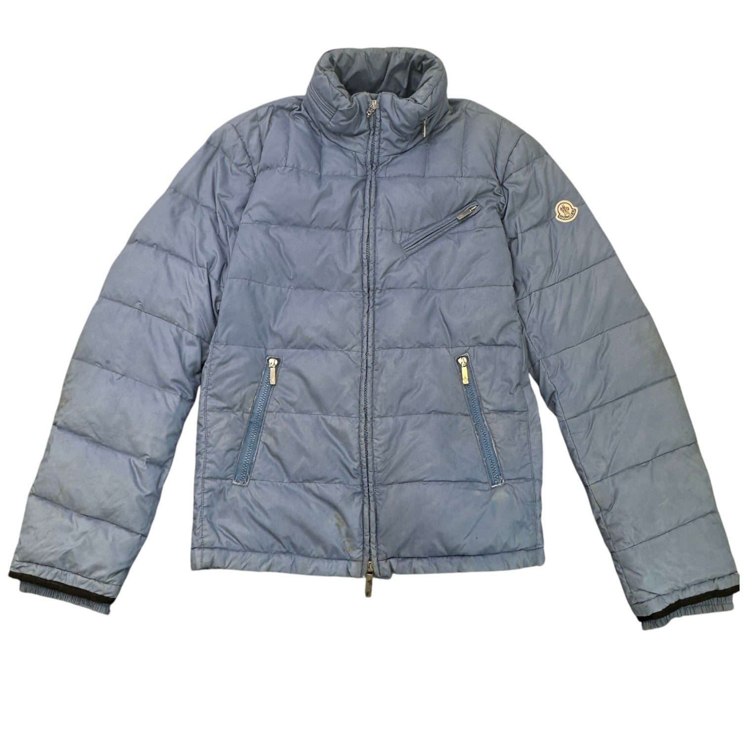 Men's Napoli Down Jacket Blue Size 3 / L - Photo 1