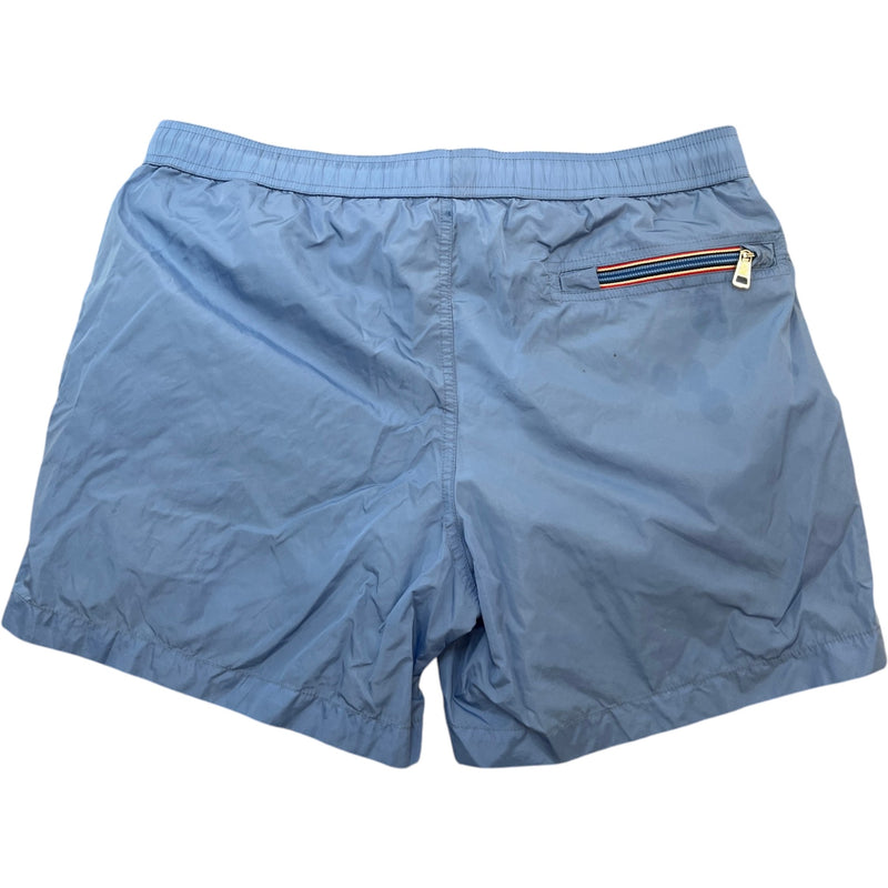 Men's Logo Patch Swim Shorts Blue Size L / W34