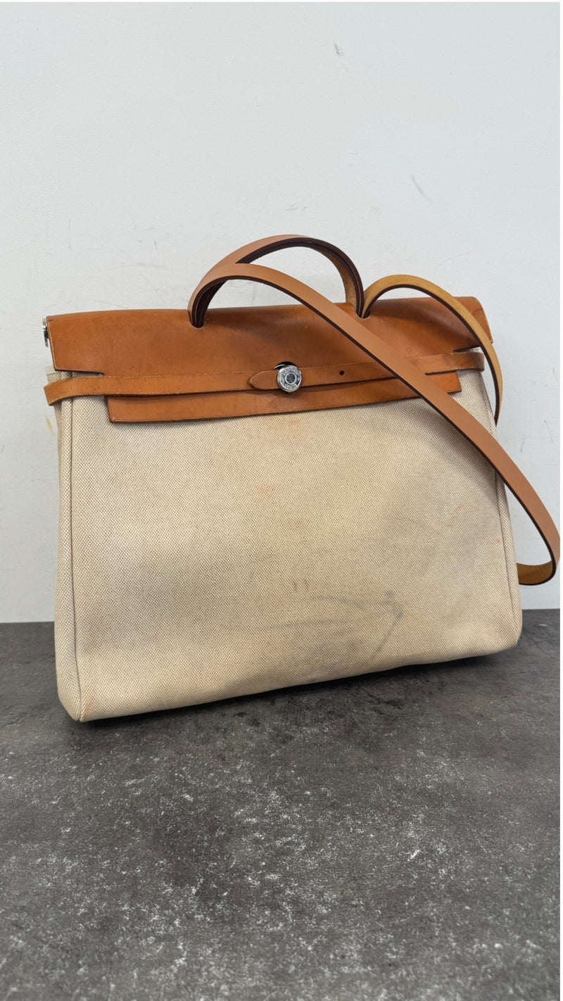 Women's Herbag 39 Handbag Beige