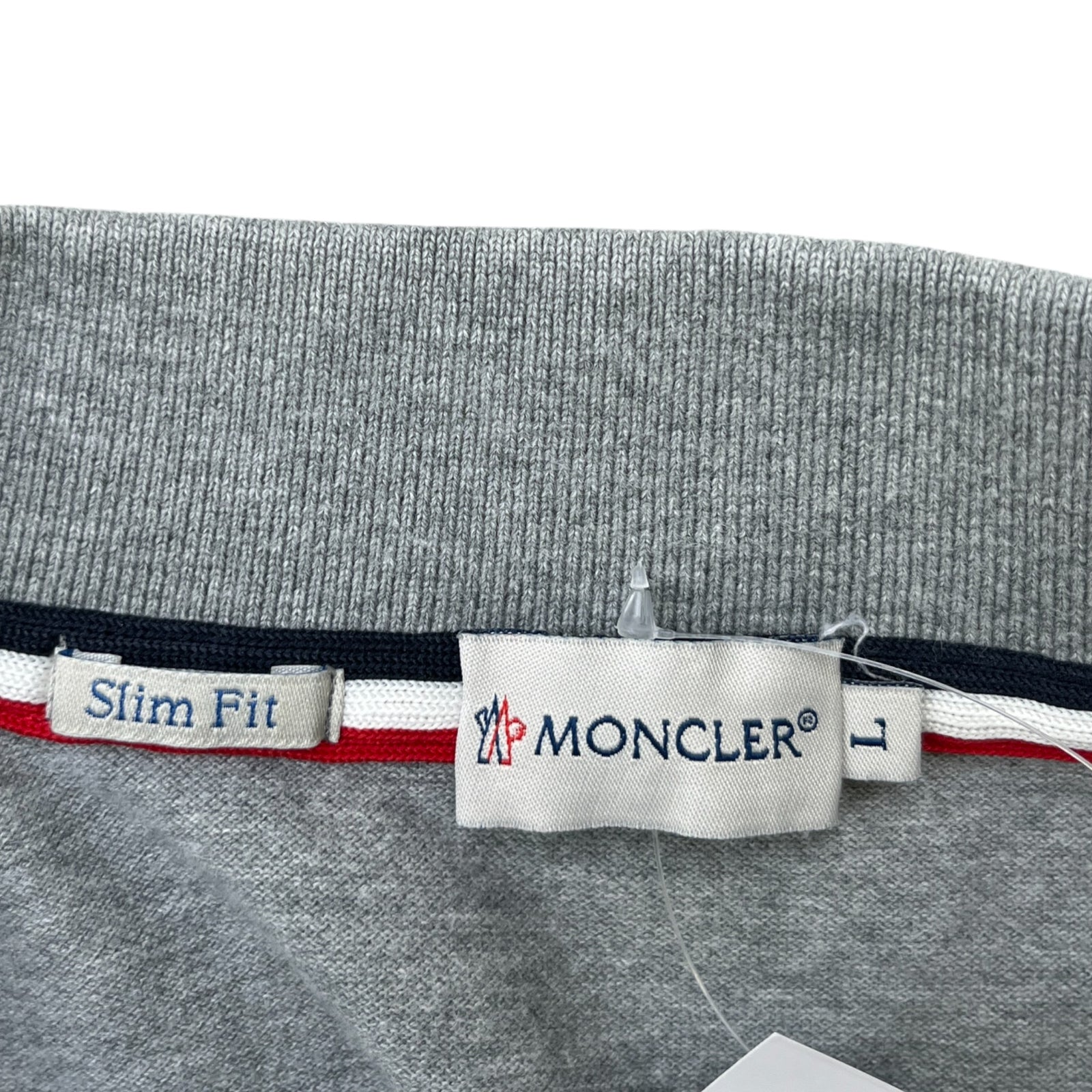 Men's Maglia Polo Shirt Grey Size L - Photo 7
