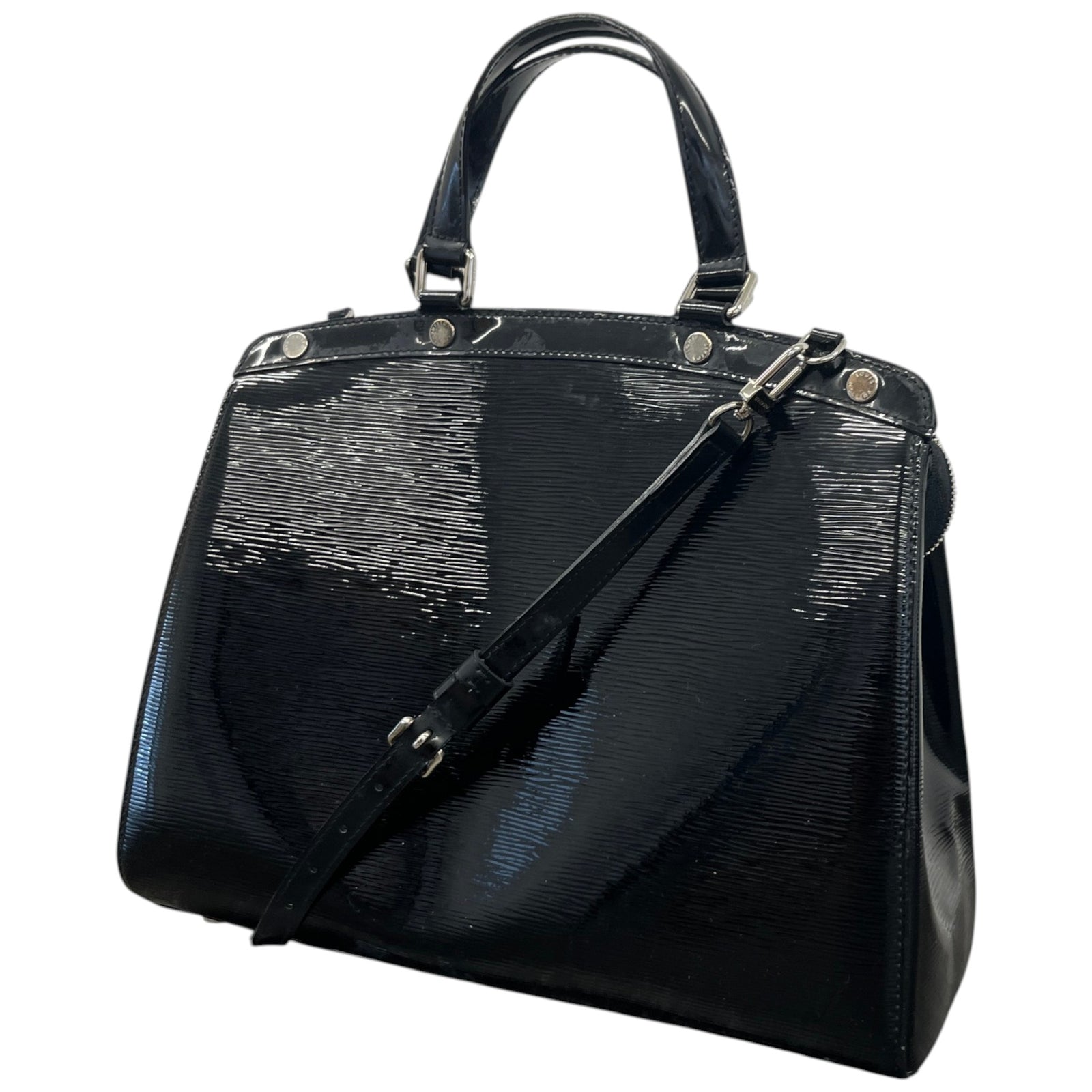 Women's Electric Epi Brea Handbag Black - Photo 4