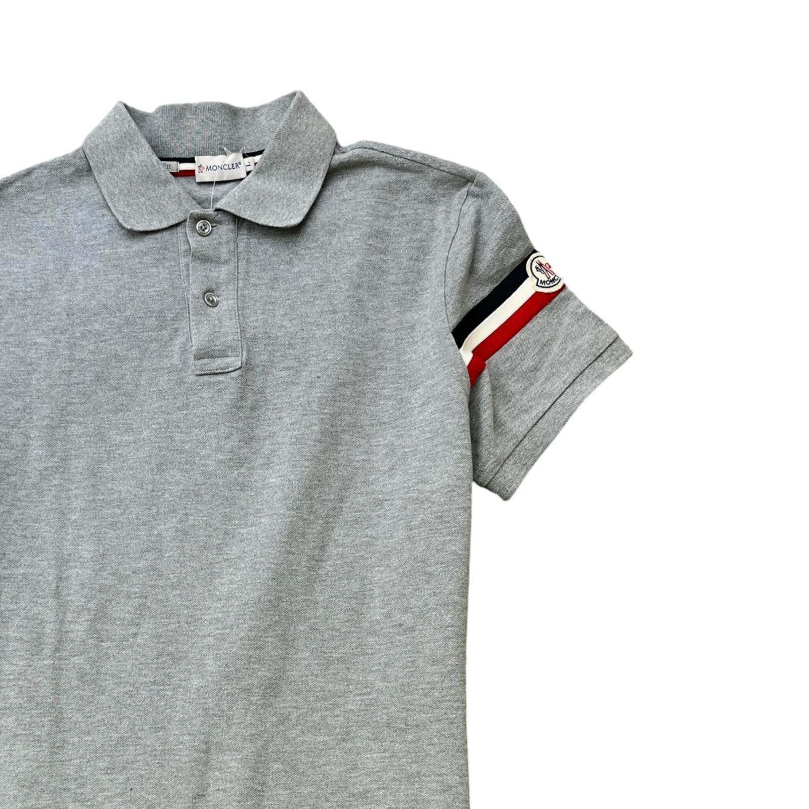 Men's Maglia Polo Shirt Grey Size L - Photo 3