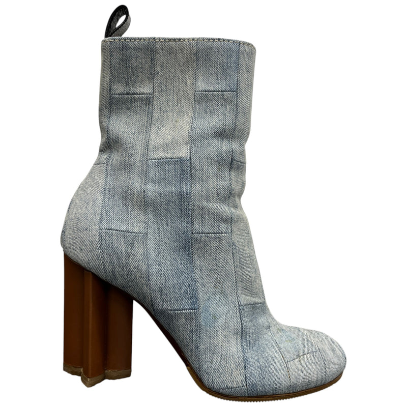 Women's Silhouette Ankle Boots Heels Blue Size UK 3 / EU 36