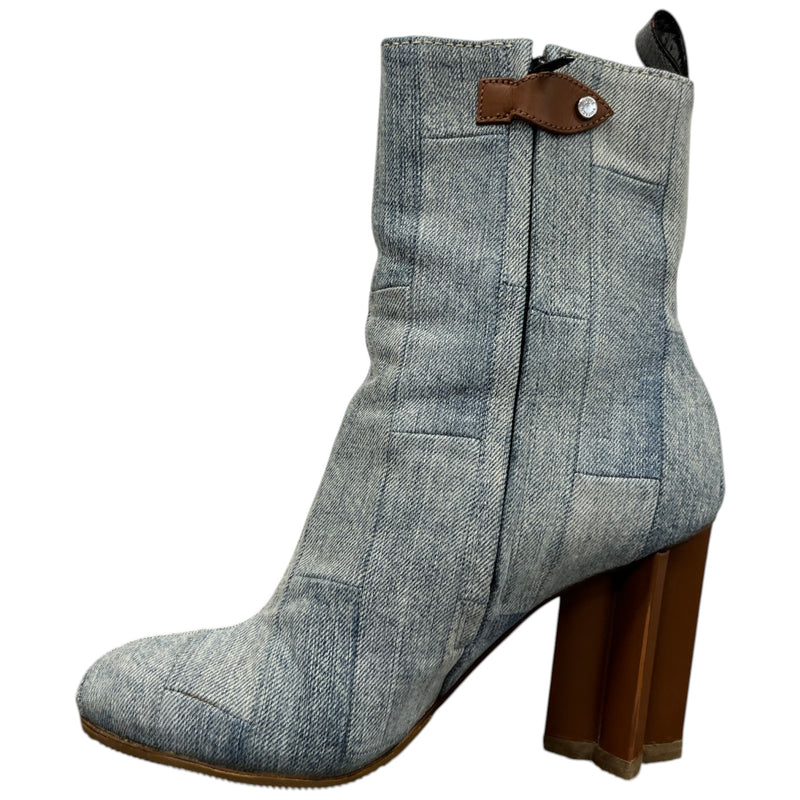 Women's Silhouette Ankle Boots Heels Blue Size UK 3 / EU 36