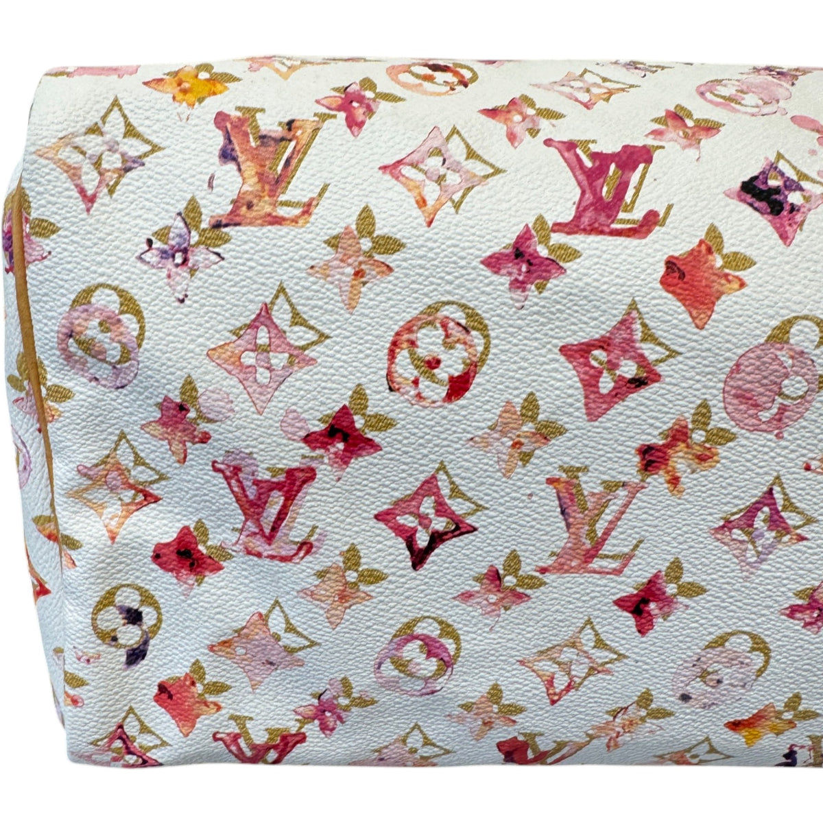 Women's Monogram Watercolor Aquarelle Speedy Handbag White - Photo 11