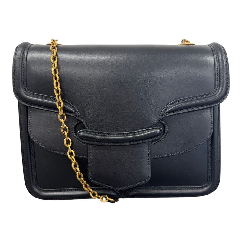 Women's Heroine Flap Handbag Black