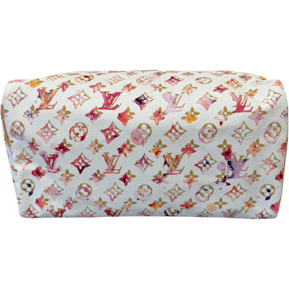 Women's Monogram Watercolor Aquarelle Speedy Handbag White - Photo 12