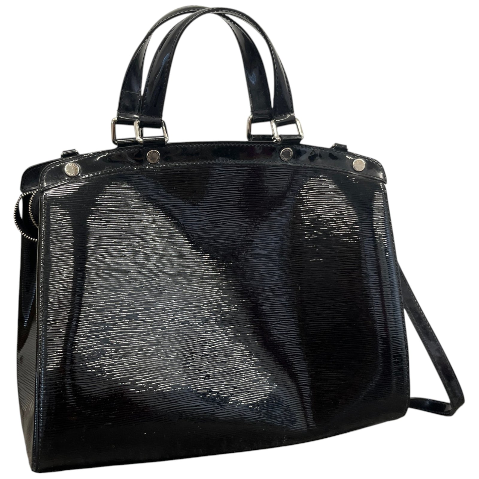 Women's Electric Epi Brea Handbag Black - Photo 8